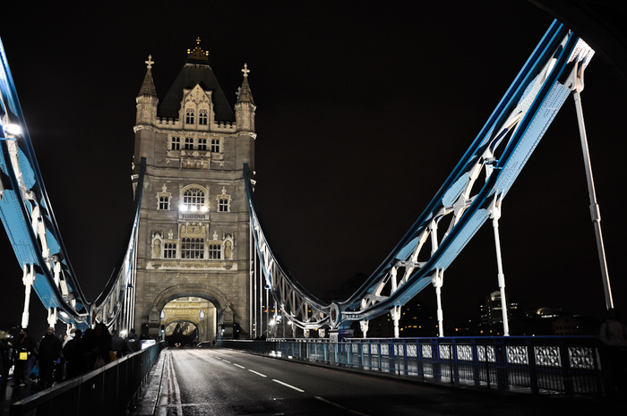Tower Bridge at night. March 2010 ©Katy Umaña/Enye Photo